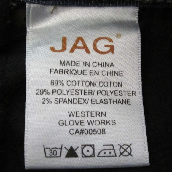 Jag Jeans Mid Rise Slim Leg Blue Jeans - 12P - Picture 10 of 11